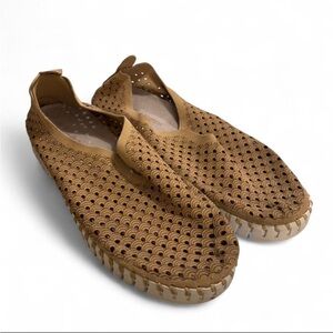 Ilse Jacobsen Brown Slip-On Loafers